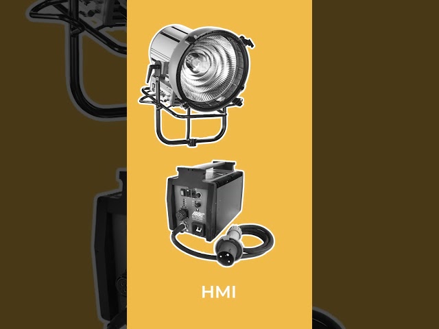 What Makes LED, HMI And Tungsten Film Lights Different #Shorts
