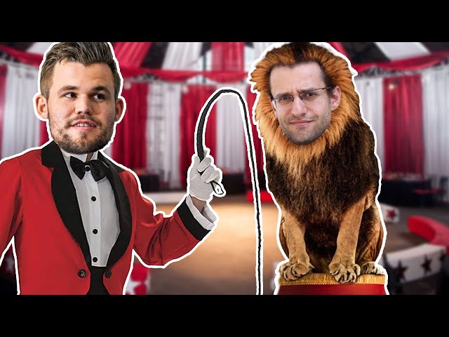 Magnus Carlsen Attacked By A Lion