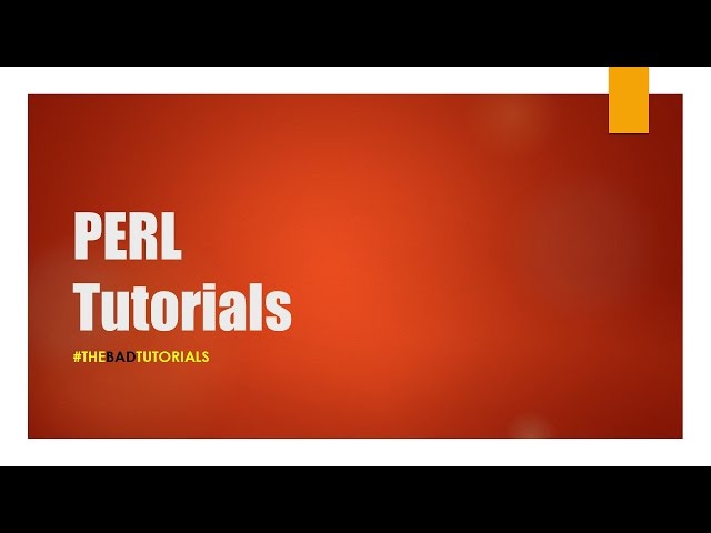 Perl Tutorial - 56: Listing Files in a Folder