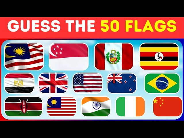 Guess the Country by Its Flag? | Ultimate Flag Quiz from Easy to Impossible!