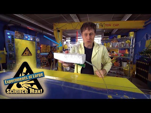 Science Max | BUILD IT YOURSELF | GRAVITY-Powered Boat | EXPERIMENT