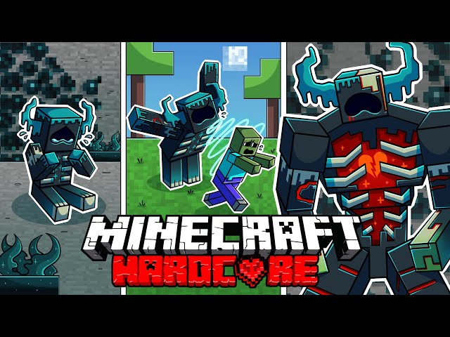 I Survived 1000 DAYS as a ZOMBIE WARDEN in HARDCORE Minecraft! -Spooky Adventures Compilation