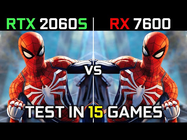 RTX 2060 SUPER vs RX 7600 | Test in 15 Games at 1080p | How Big Is The Difference? | 2023