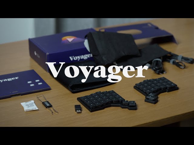 ZSA Voyager - Low-Profile Split Keyboard - Unboxing