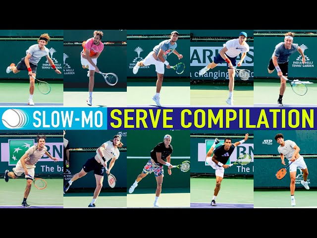 Serve Compilation | slow motion 2023 [Front View]