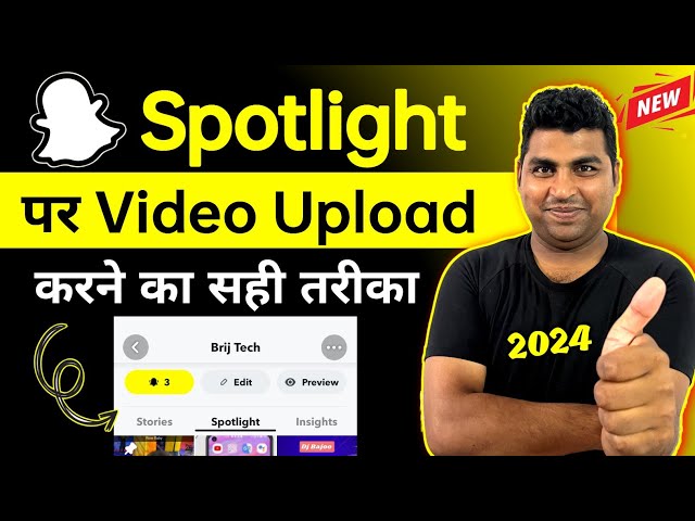 Snapchat Spotlight par Video upload kaise kare | How to upload video on snapchat Spotlight