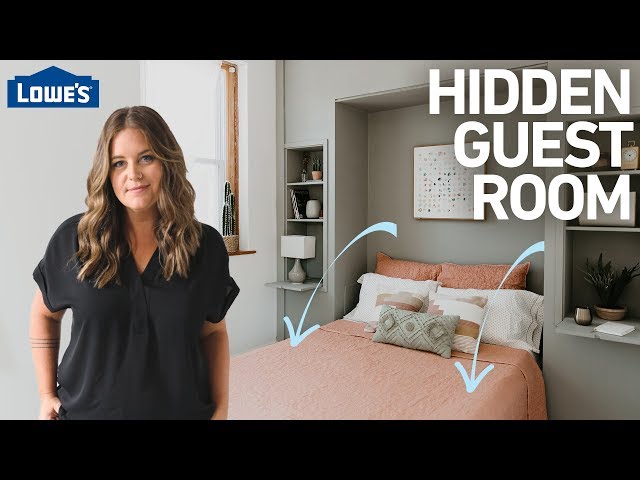How to Build a Hidden Guest Room w/ a Murphy Bed