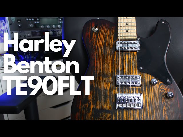 Harley Benton TE90FLT Orange Blast - Unboxing, Demo & Review - Budget Cabronita Style Tele