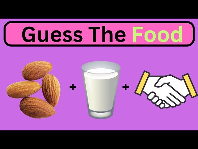 Guess The Food By Emoji | 50 Foods | 10 seconds #guessthefoodbyemoji