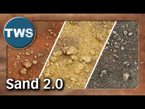 Tutorial: farbiger Terrarium-Sand für Figuren-Bases, Tabletop-Gelände & Spielplatten (Erde, TWS)