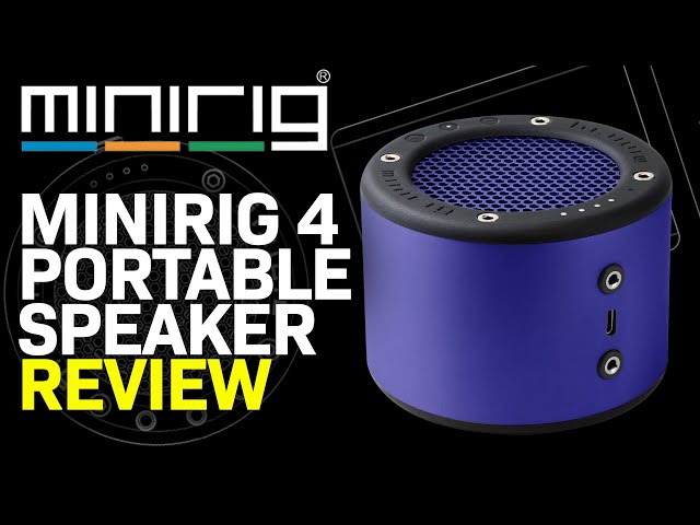 Minirig 4 Portable Speaker Review - A rare zero-latency portable for DJs 🔊