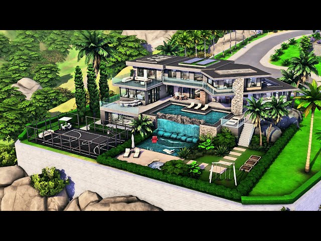 Beverly Hills Celebrity Home | The Sims 4 Speed Build