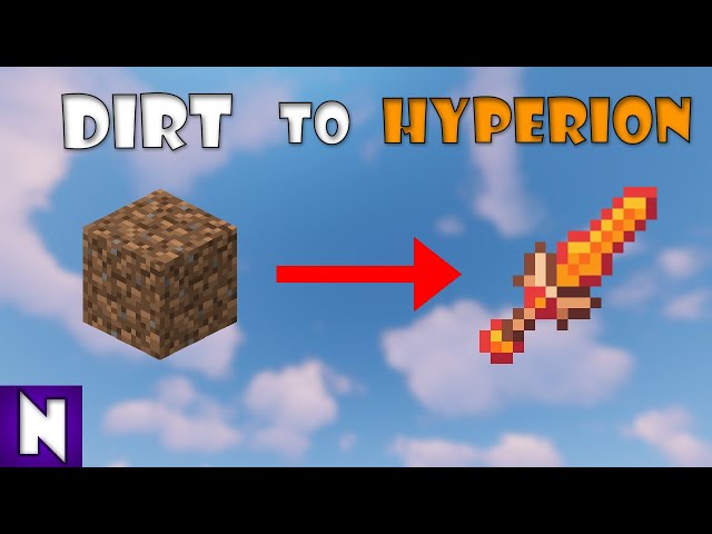Hypixel Skyblock - Trading from NOTHING to a Hyperion [1]