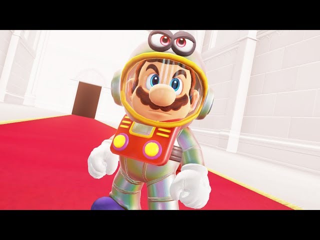 Bowsers Reaction to Mario's Satellaview Outfit - Super Mario Odyssey
