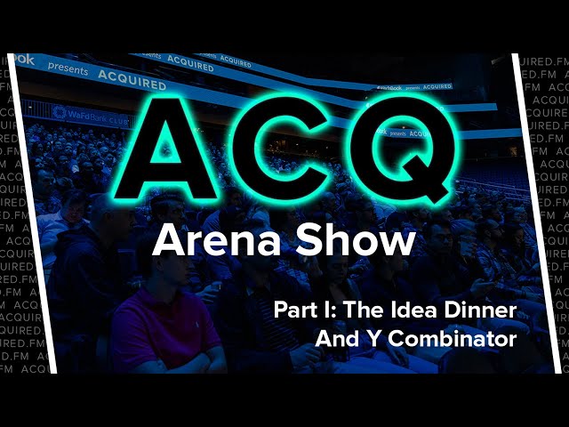 Arena Show Part I: Idea Dinner + YC Continuity