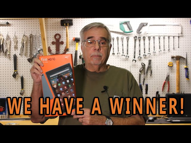 Amazon Fire 10 Tablet Give-A-Way Winner!