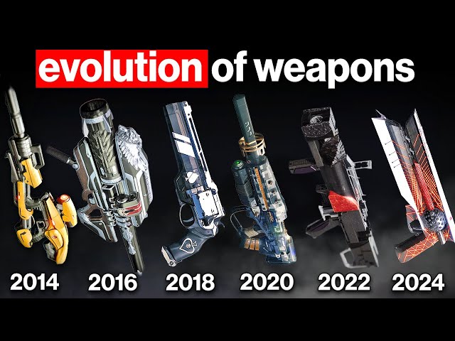 The ENTIRE Evolution of Destiny's Weapons (Creation to Final Shape)