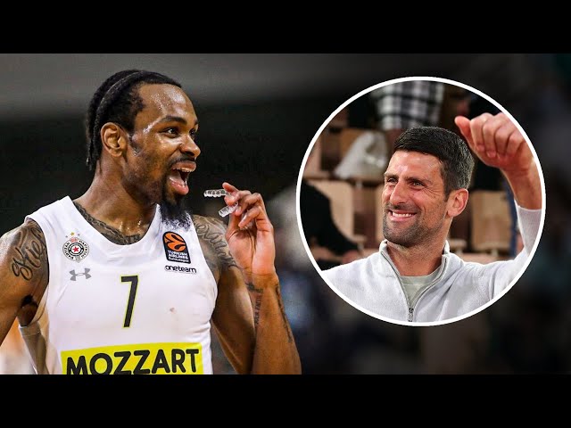 Djokovic Cheers For Clutch Punter & Partizan