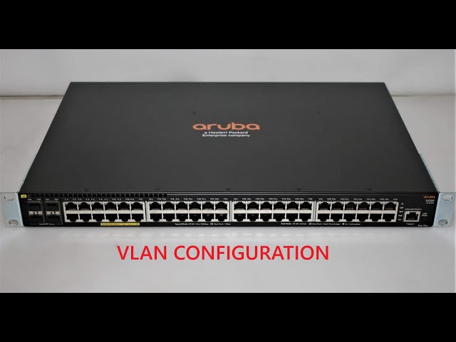Aruba Switch VLAN Configuration