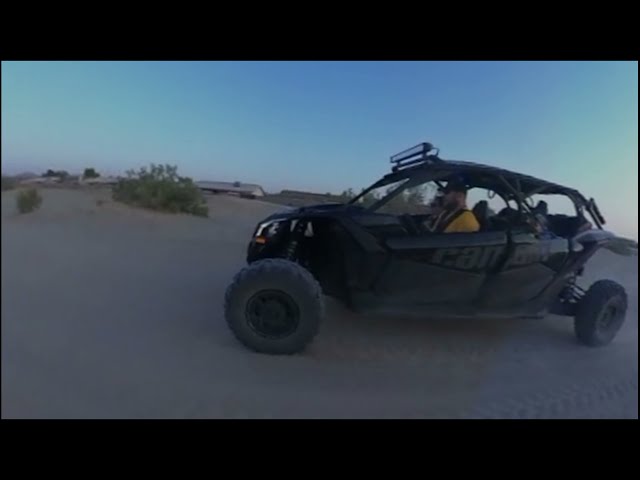 A Friends CanAm Maverick Arrives  - An Arizona Desert Dune Buggy Ride.