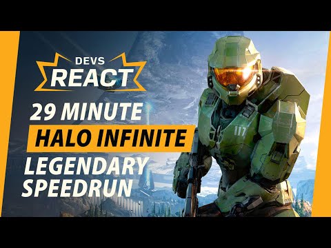 Halo Infinite Developers React to 29 Minute Legendary Speedrun
