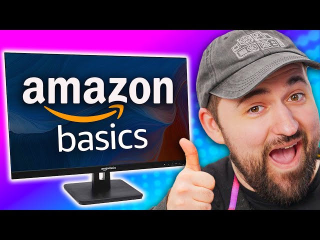 The Amazon Basics Monitor doesn't suck!