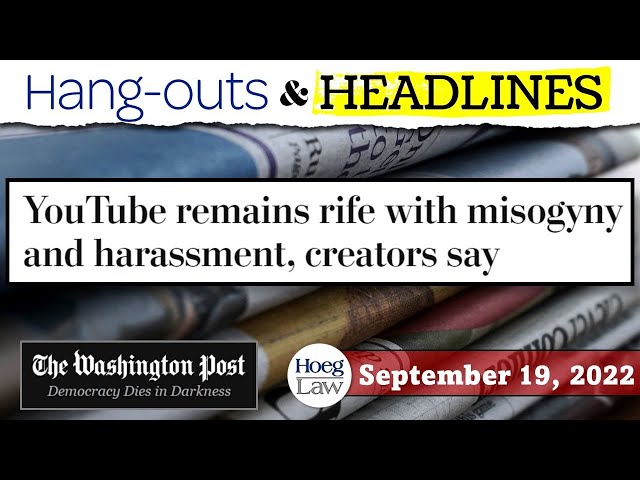Misogyny and YouTube - Pt. 2 (feat. Johnny Depp, Bot Sentinel, and Taylor Lorenz) (H&H | 9-19-22)
