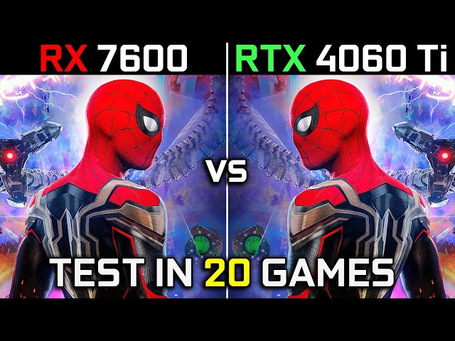 RX 7600 vs RTX 4060 Ti | Test in 20 Games | 1080p - 1440p | The Ultimate Comparison! 🔥 | 2023