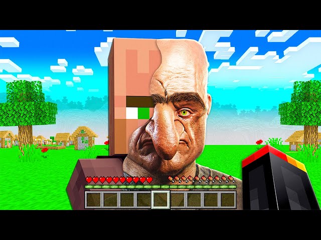 Minecraft But Everything I Touch Turns Realistic