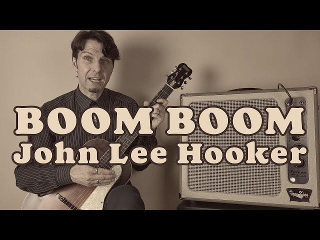 Tutorial BOOM BOOM (John Lee Hooker) Bluesgitarre Lesson (deutsch) How To Play Guitar