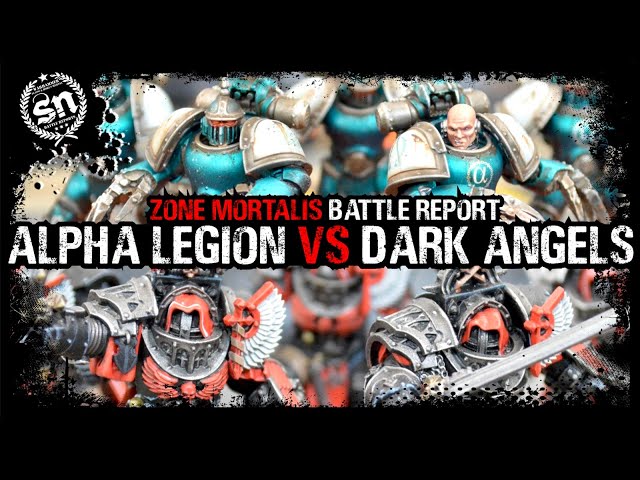 Alpha Legion vs Dark Angels - Zone Mortalis (Battle Report)