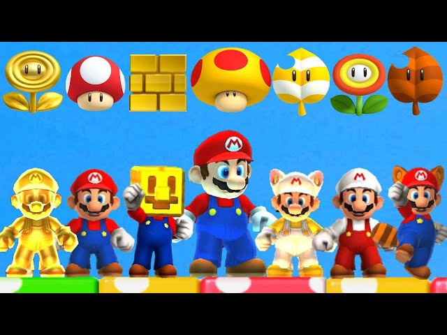 New Super Mario Bros 2 HD - All Power-Ups