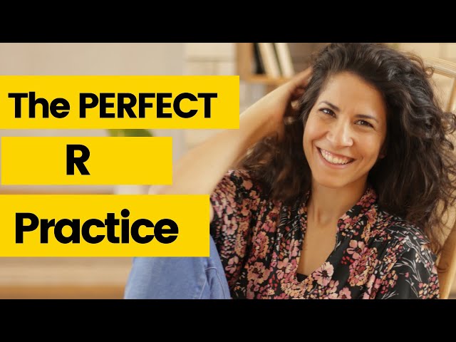 R in English - make it easy with this 10-min daily practice