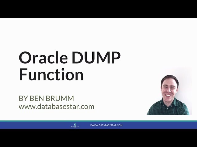 Oracle DUMP Function