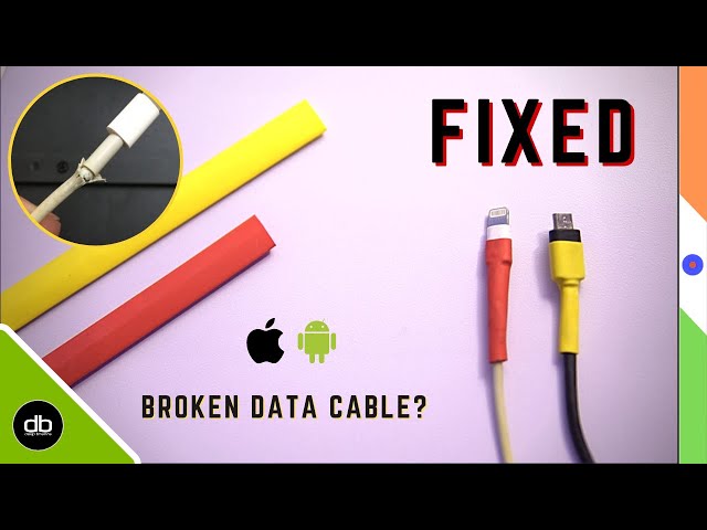 HOW TO REPAIR USB CHARGING CABLE | HOW TO FIX IPHONE CABLE | Fix ANY damaged cable with ease.