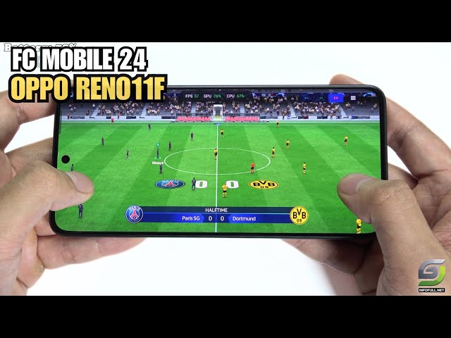 Oppo Reno11 F test game EA SPORTS FC MOBILE 24 | Dimensity 7050