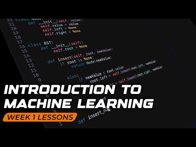 Introduction To Machine Learning | 3+ Hours of free lessons from a Pro Developer