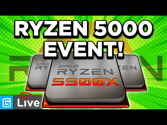 Ryzen 5000 Announcement Stream!