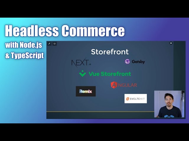 Headless Commerce with Node.js - an introduction to Vendure