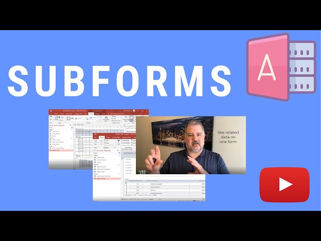 How to Create a Subform in MS Access