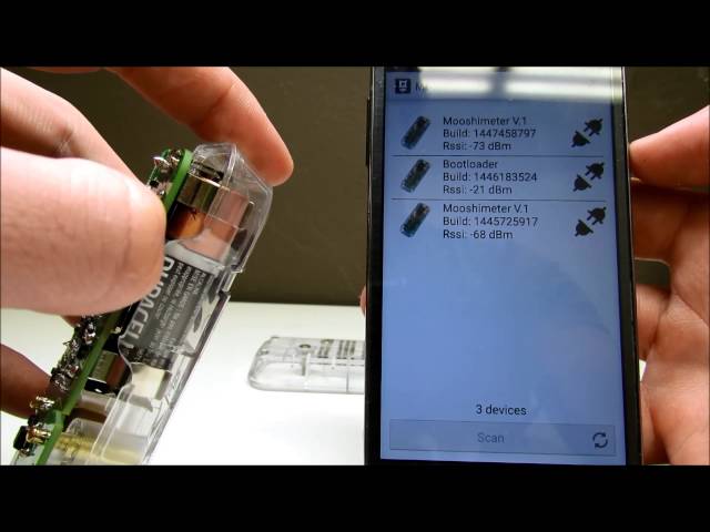 Android firmware upload demonstration