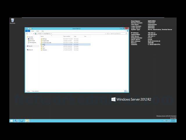 70-410 Objective 2.1 Lab 1 - Configuring Windows Shares on Server 2012 R2