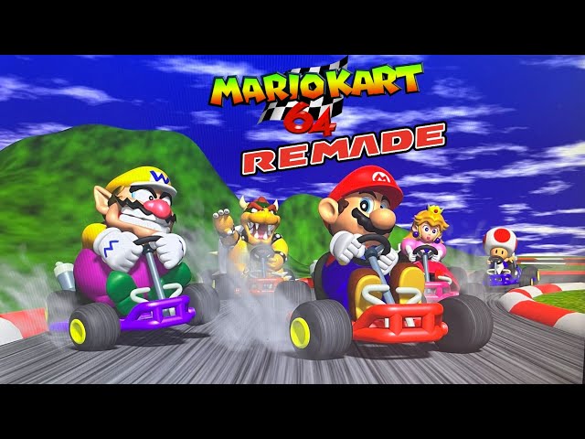 Mario Kart 64 Remade - Wii Mod