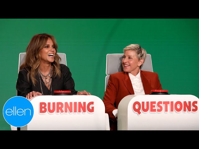 Halle Berry Answers Ellen’s ‘Burning Questions’