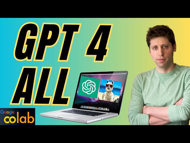 ChatGPT Clone Running Locally - GPT4All Tutorial for Mac/Windows/Linux/Colab