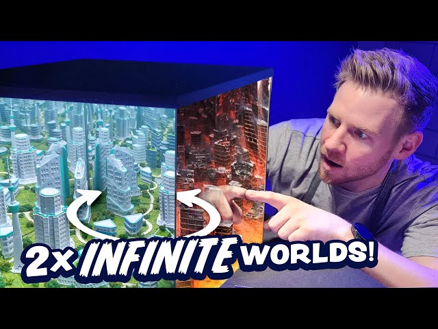 I made two INFINITE WORLDS in ONE BOX?!!