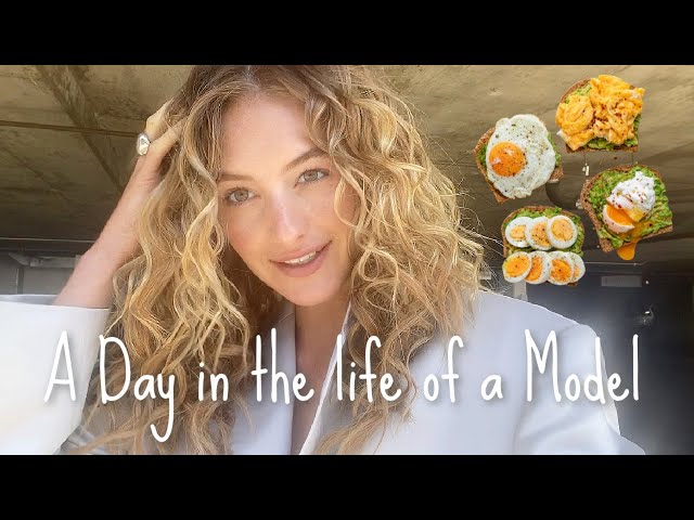 A Day in the Life of a Model | ( what I eat, skincare & workouts)