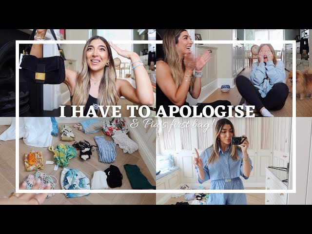 I HAVE TO APOLOGISE & SURPRISING PIA WITH HER FIRST DESIGNER BAG! | Amelia Liana