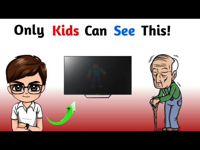 Only Kids Can See Something In This T.V (Real)