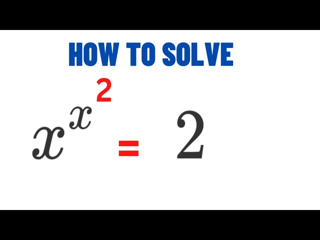 Nice EXPONENTS Problem - How to Solve It